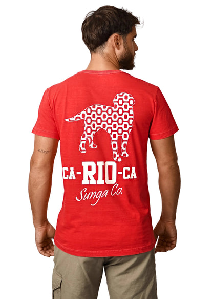 CA-RIO-CA Logotipo Red Tees - Men's T-Shirt