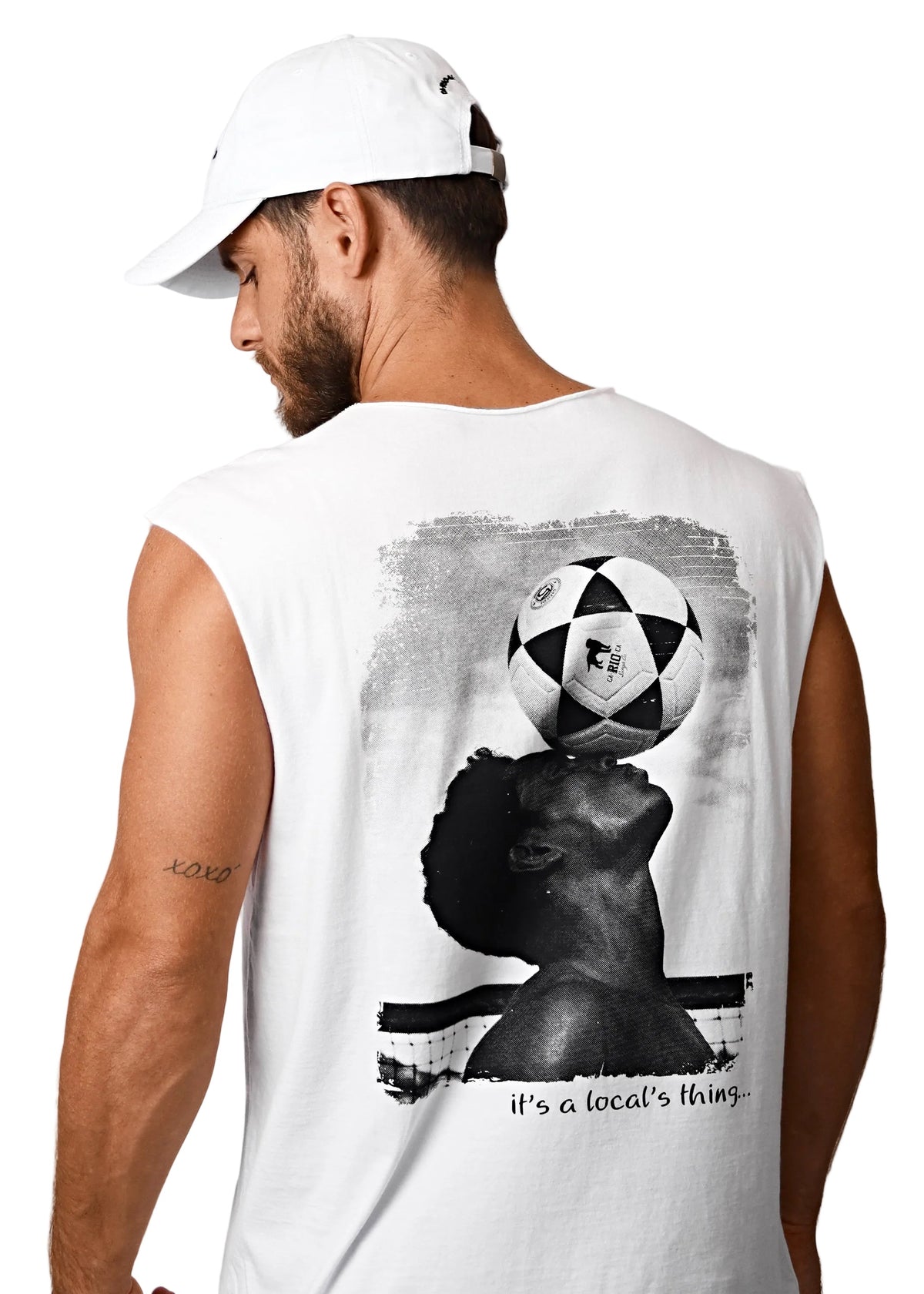 CA-RIO-CA made in rio (Flip) – Ärmelloses Baumwoll-T-Shirt für Herren
