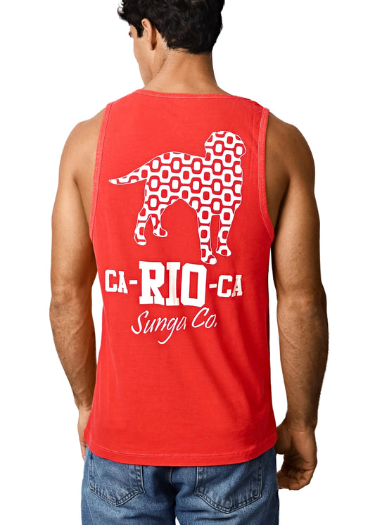 CA-RIO-CA LOGOTIPO RED Tank  - Men's tank top