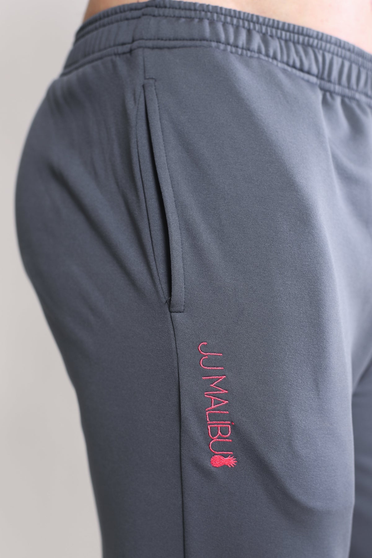JJ Malibu Men's Peek-A-Boo Joggers - Dark Grey