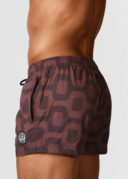CA-RIO-CA JAVA BROWN Pavement Shorts - Italian Shorts