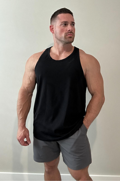 Jed North Men's Flex Training Stringer - Onyx Black