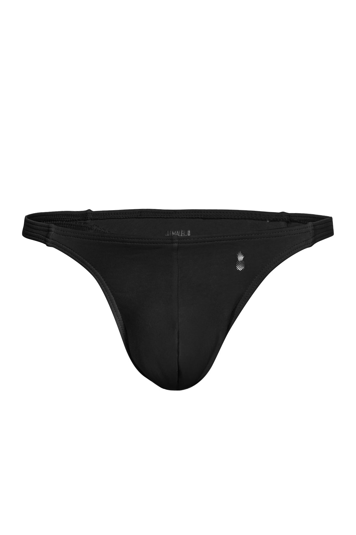 JJ Malibu Men's Cheeky Classic G-String Thong - Black