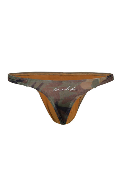 JJ Malibu Men's Cheeky Classic G-String Thong - Camo