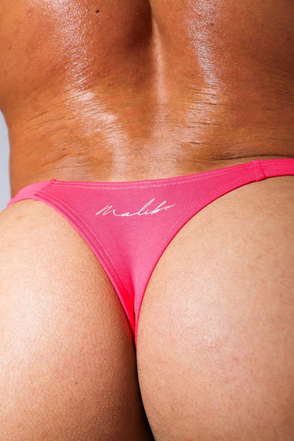 JJ Malibu Men's Cheeky Classic G-String Thong - Hot Pink