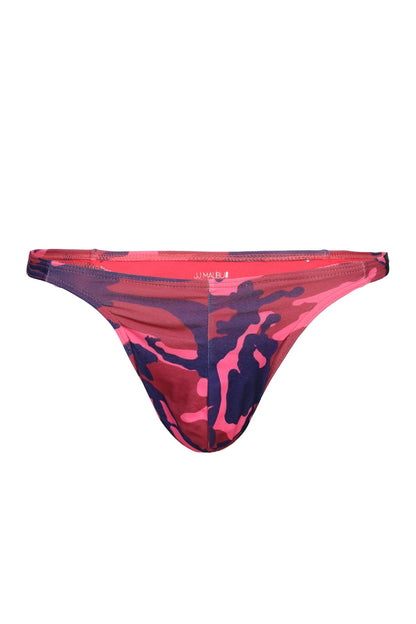 JJ Malibu Men's Cheeky Classic G-String Thong - Pink Camo