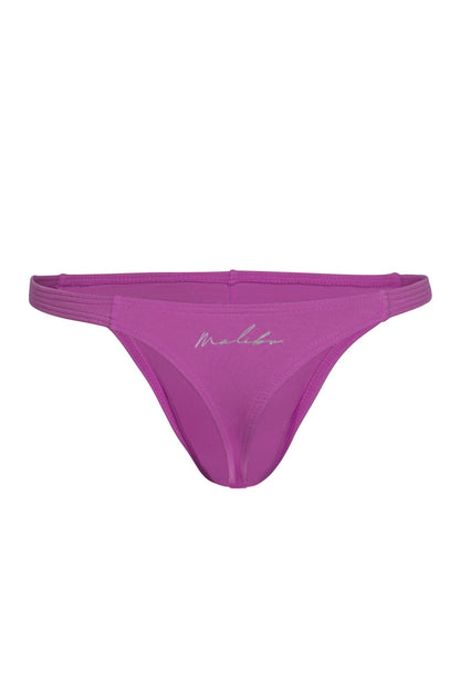 JJ Malibu Men's Cheeky Classic G-String Thong - Magenta