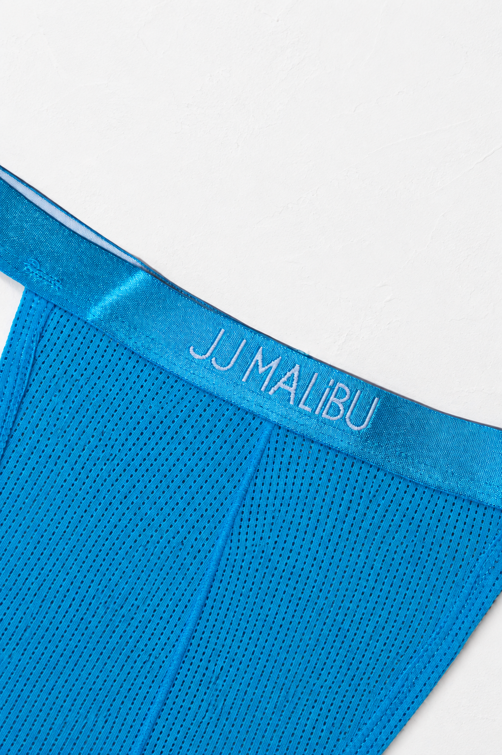 JJ Malibu Men's Now-or-Never Mesh Thong - Bold Blue