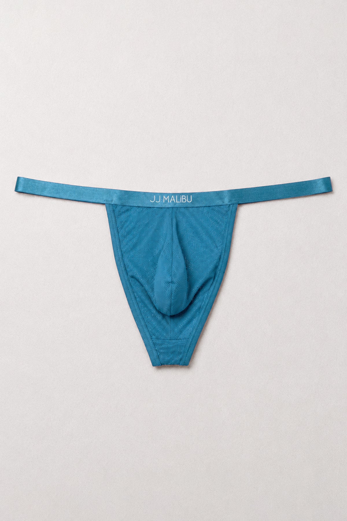 JJ Malibu Men's Now-or-Never Mesh Thong - Bold Blue