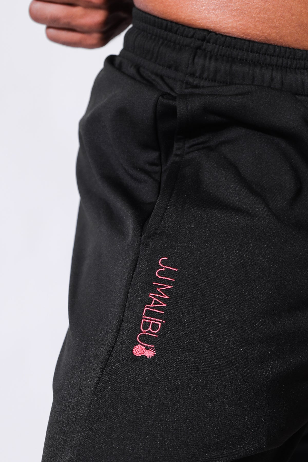 JJ Malibu Men's Peek-A-Boo Joggers - Black