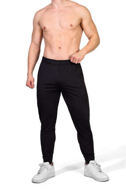 JJ Malibu Men's Peek-A-Boo Joggers - Black
