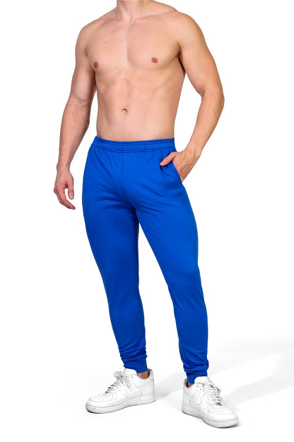 JJ Malibu Men's Peek-A-Boo Joggers - Royal Blue