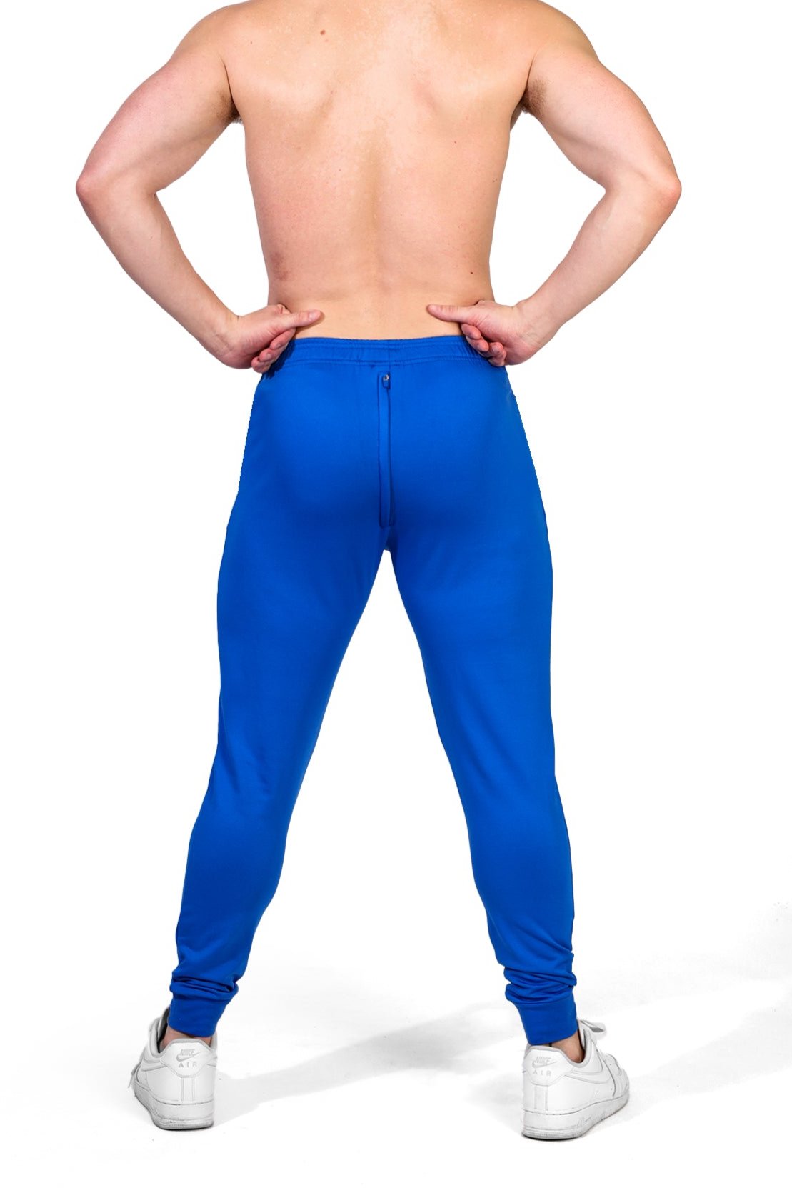JJ Malibu Men's Peek-A-Boo Joggers - Royal Blue