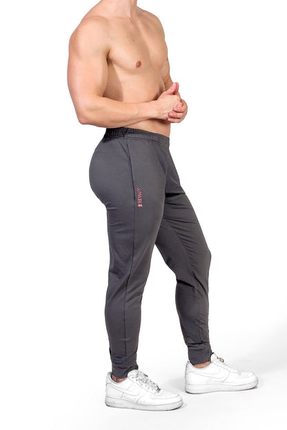 JJ Malibu Men's Peek-A-Boo Joggers - Dark Grey