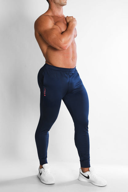 JJ Malibu Men's Peek-A-Boo Joggers - Navy