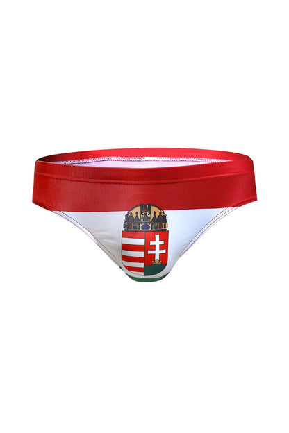 JJ Malibu Men's Lovesick Briefs - Hungary Flag