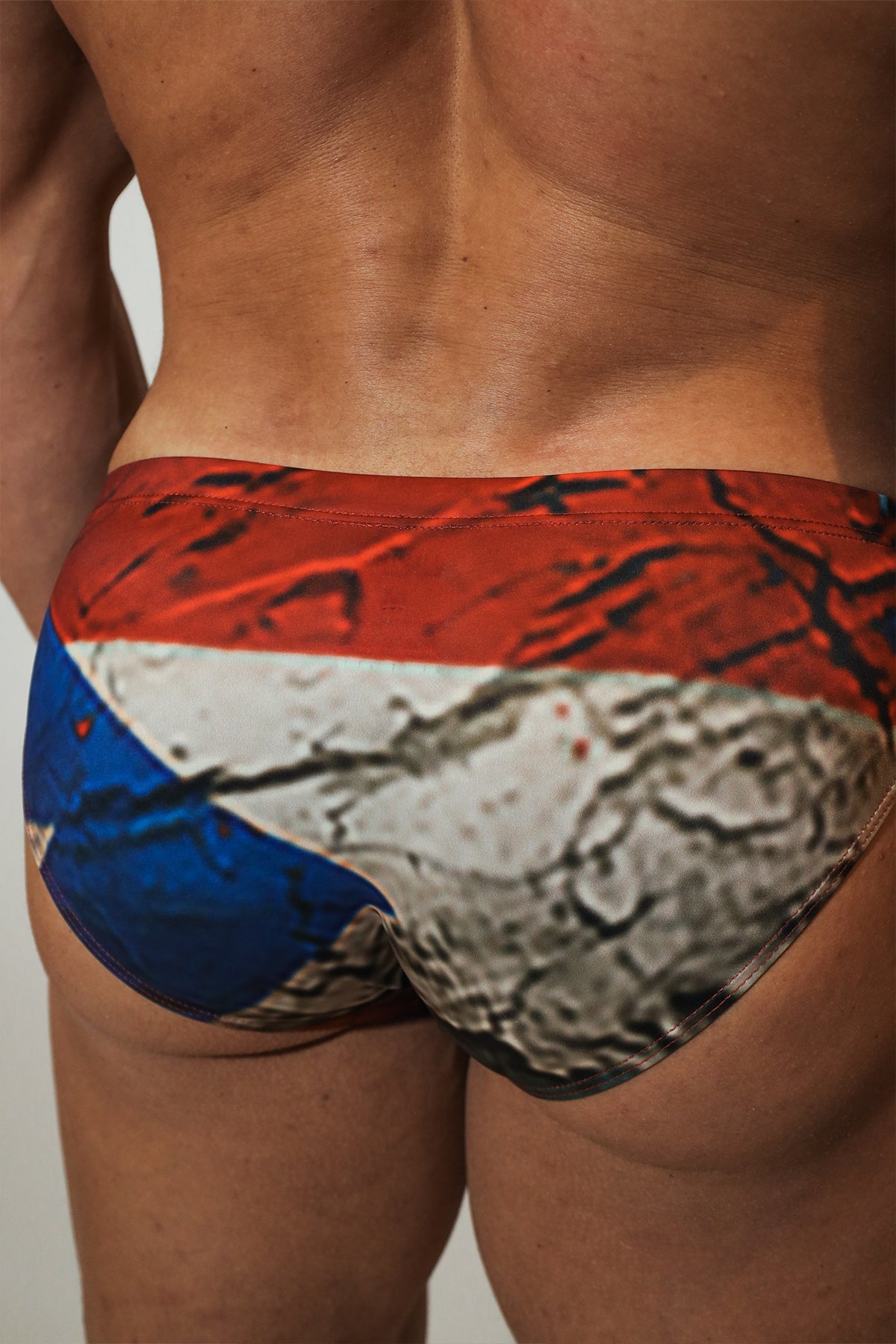 JJ Malibu Men's Lovesick Briefs - Puerto Rico Flag