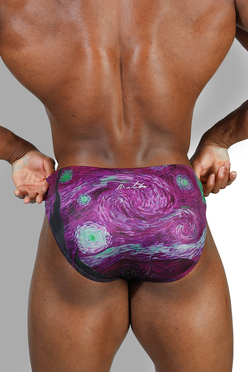 JJ Malibu Men's Lovesick Briefs - Spooky Night