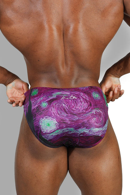JJ Malibu Men's Lovesick Briefs - Spooky Night