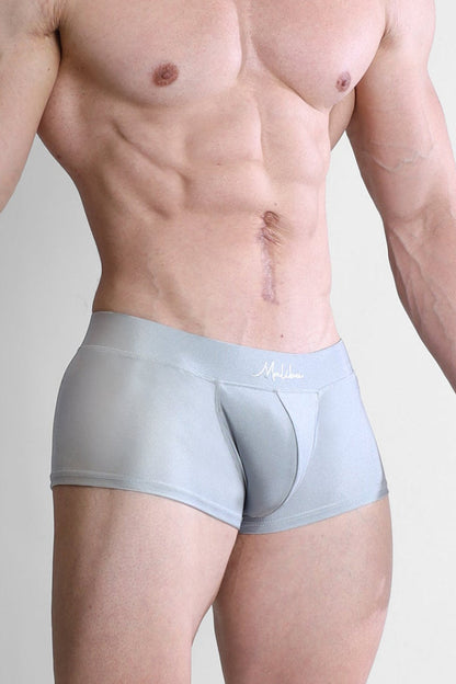 JJ Malibu Men's Dynamic Sheen Boxer Briefs - Dark Grey