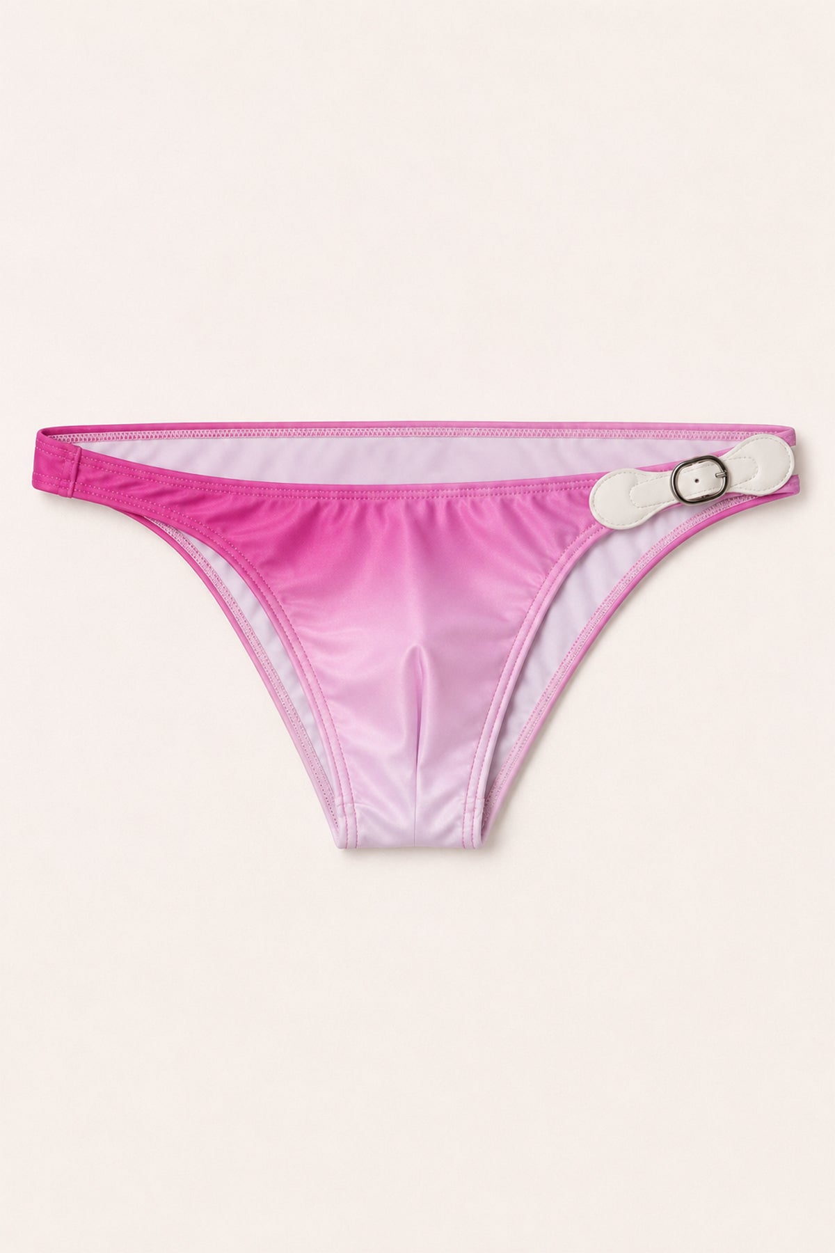JJ Malibu Men's Renaissance Low-Cut Swim Bikini Briefs for Men - Pink Ombre