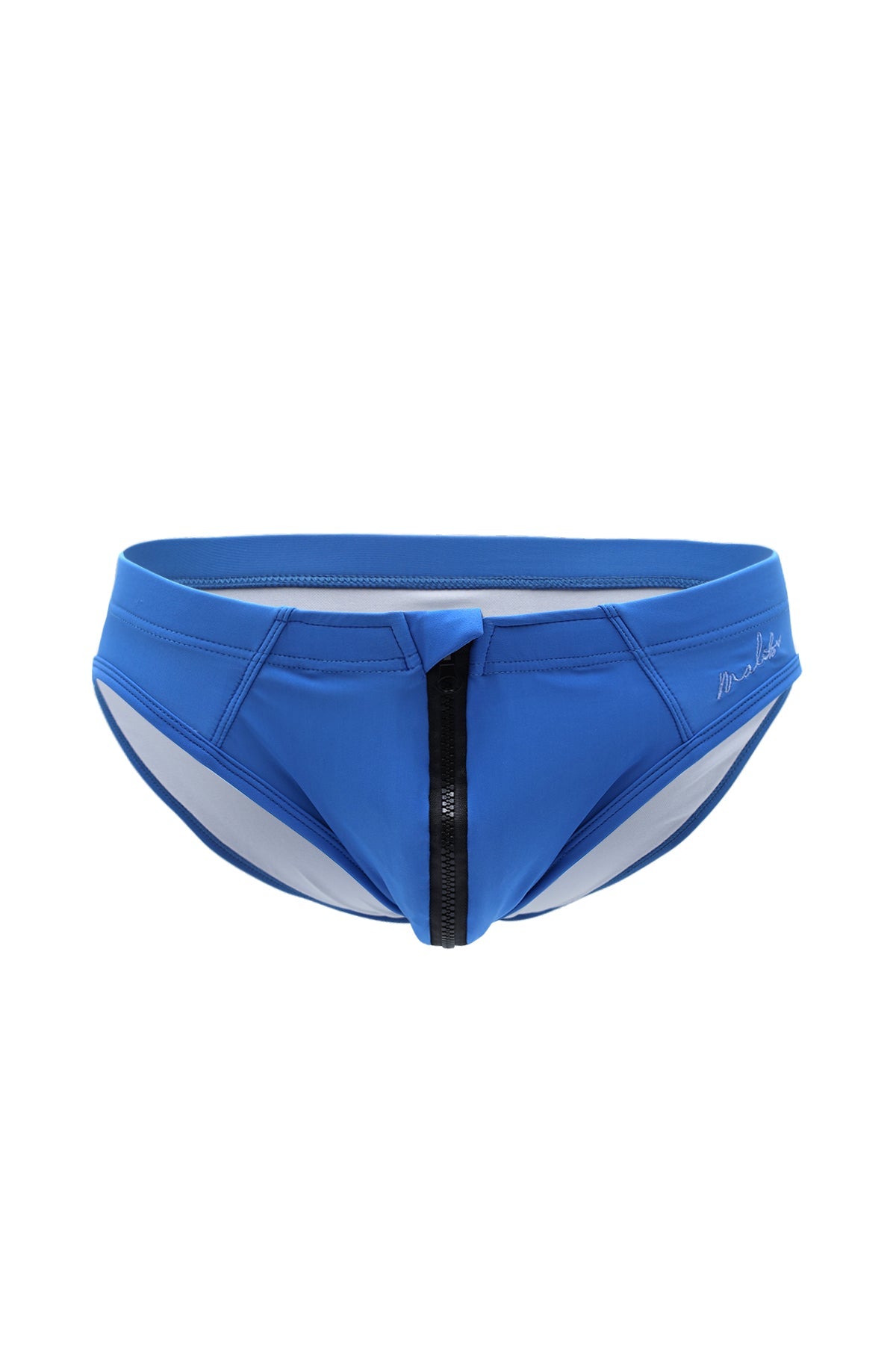 JJ Malibu Men's Unzip Me Swim Briefs - Blue