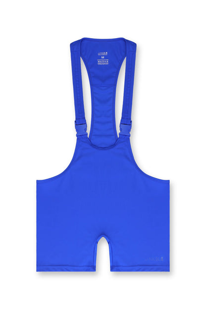 JJ Malibu Men's Men's Athletic Wrestling Singlet Bodysuit  - Royal Blue