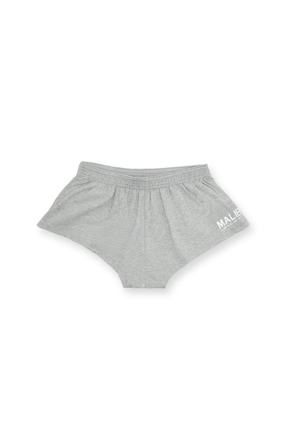 JJ Malibu Men's Stretch-It 2" Short Shorts - Light Grey