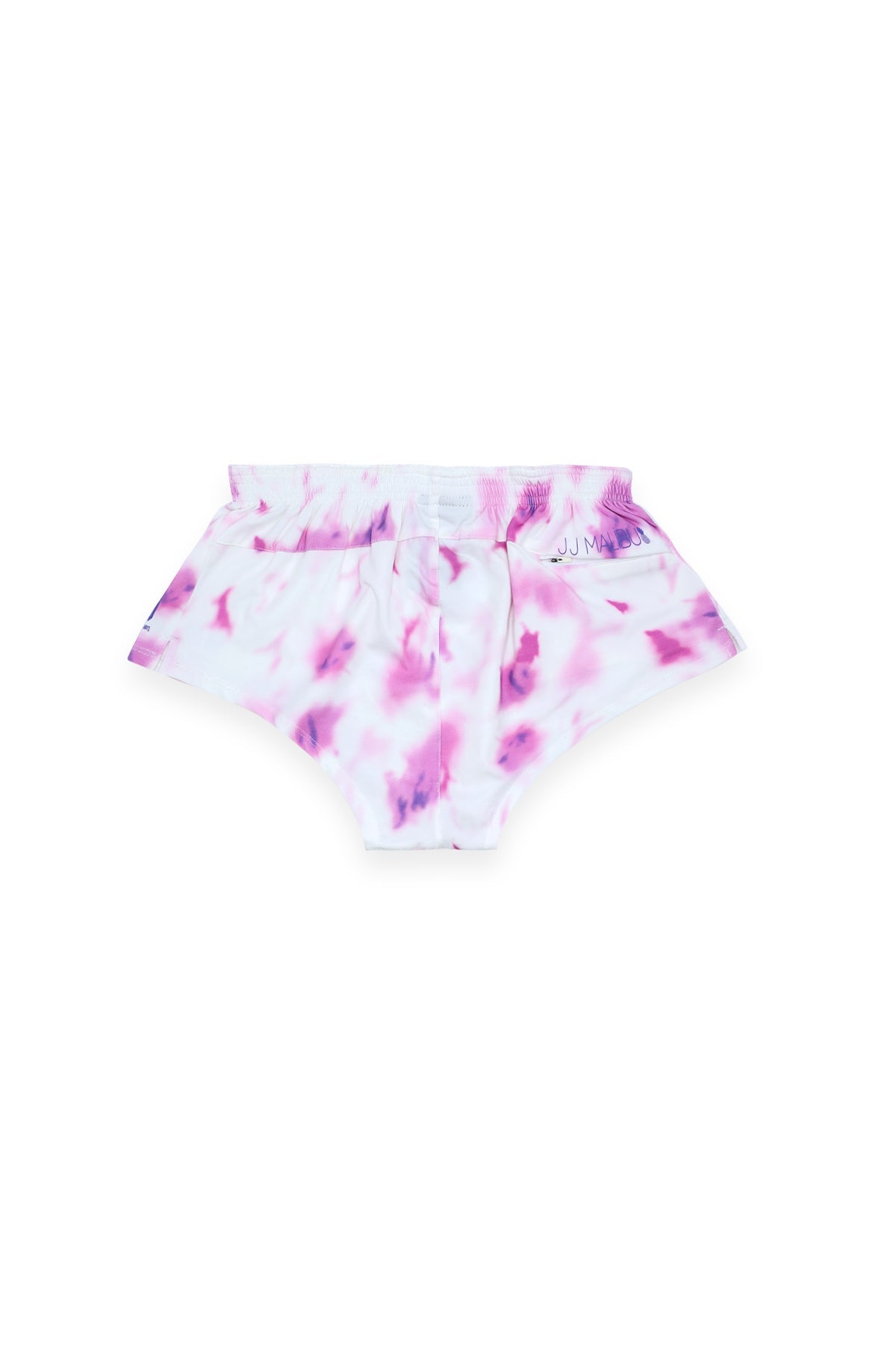 JJ Malibu Men's Stretch-It 2" Short Shorts - Pink Tie-Dye