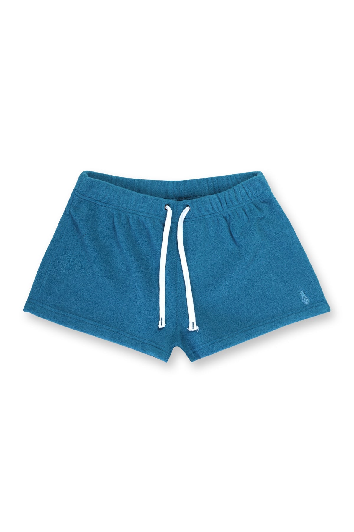 JJ Malibu Men's Luxe Plush Fleece 2" Short Shorts - Baby Blue