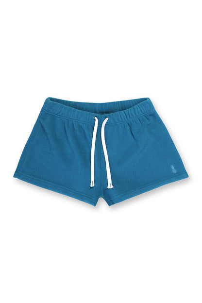 JJ Malibu Men's Luxe Plush Fleece 2" Short Shorts - Baby Blue