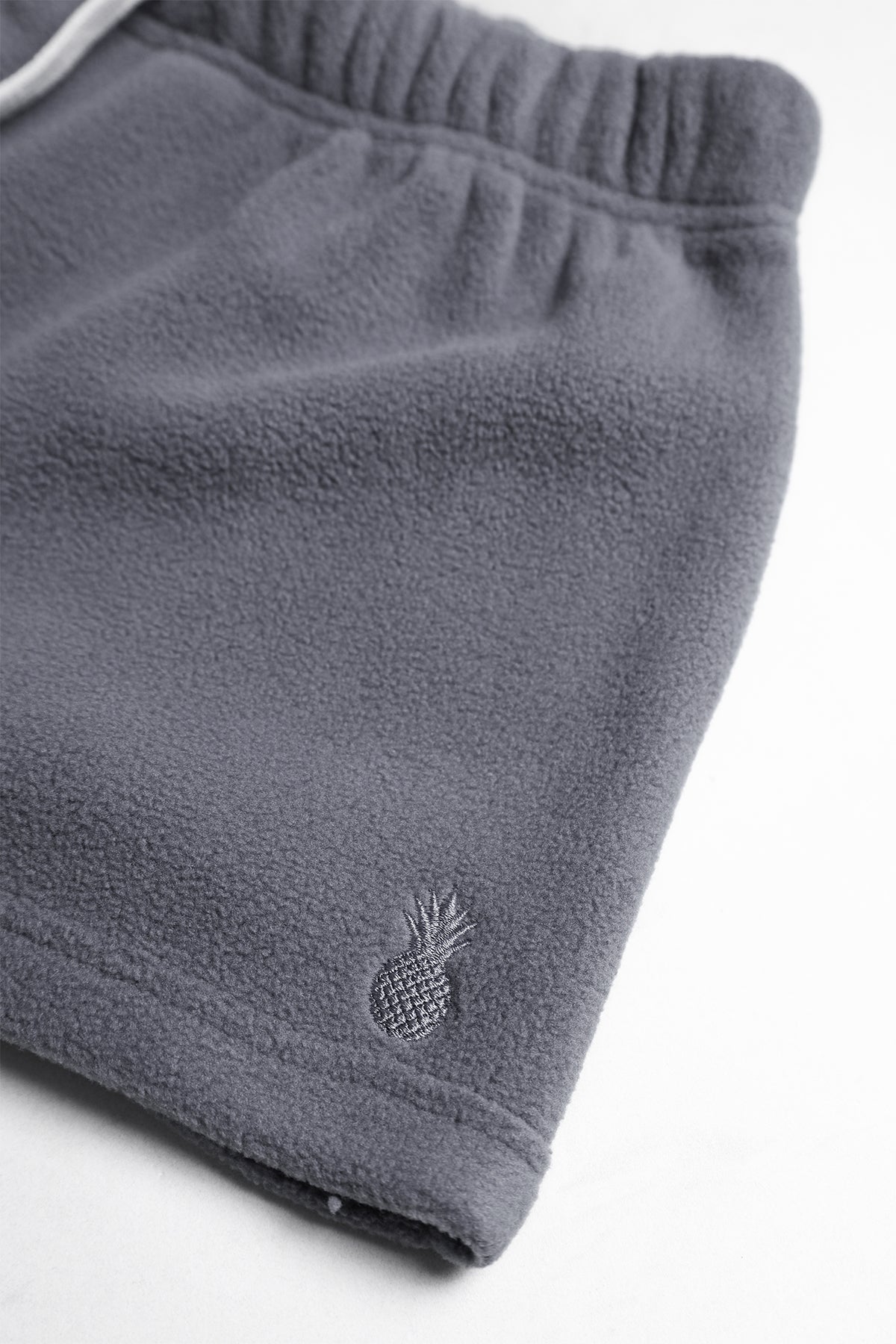 JJ Malibu Men's Luxe Plush Fleece 2" Short Shorts - Grey