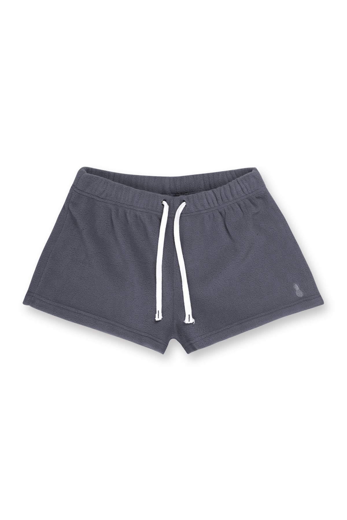 JJ Malibu Men's Luxe Plush Fleece 2" Short Shorts - Grey