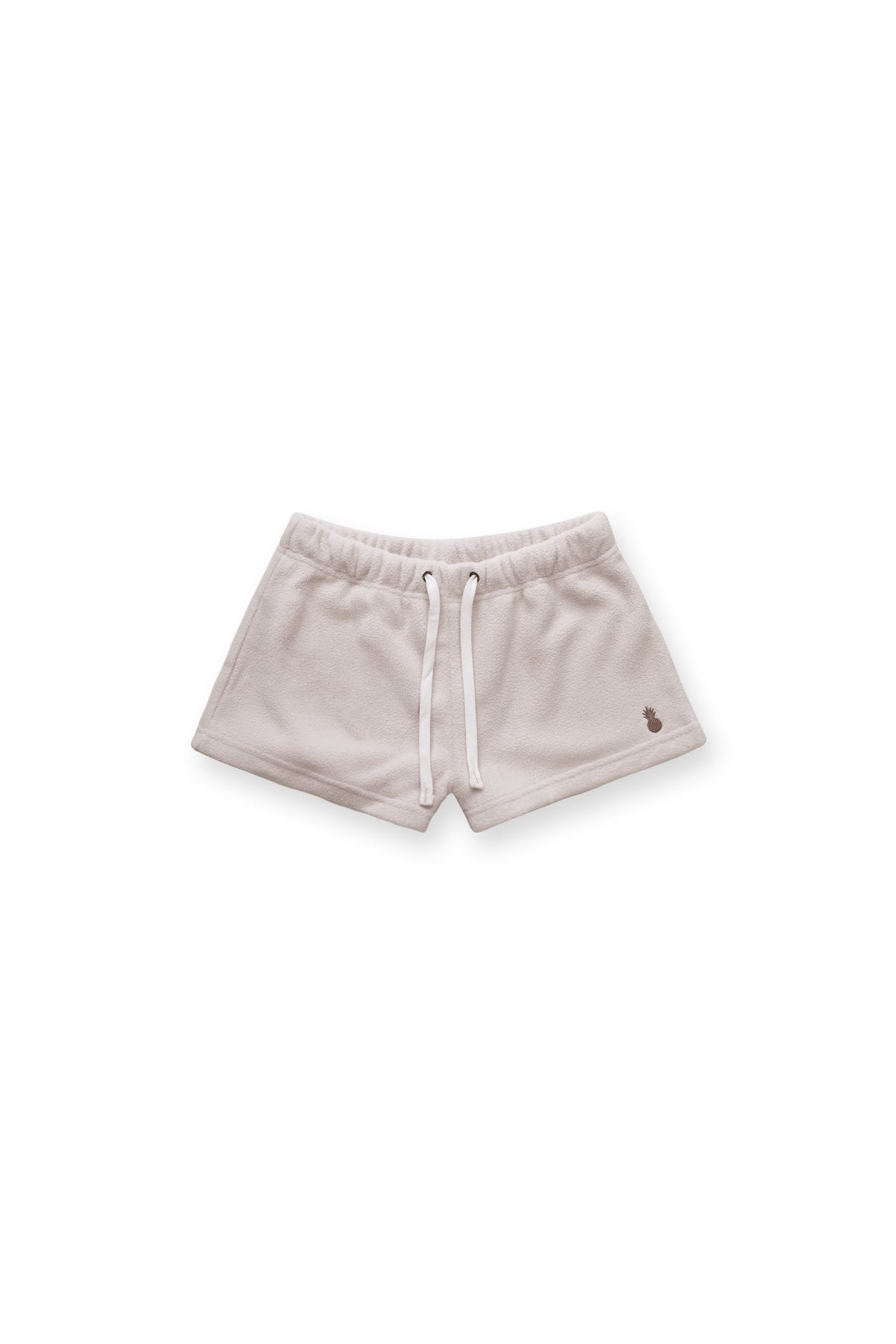 JJ Malibu Men's Luxe Plush Fleece 2" Short Shorts - Champagne