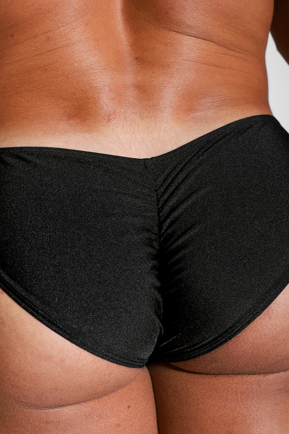 JJ Malibu Men's Dynamic Classic Scrunch-Butt Brief - Jet Black