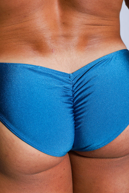 JJ Malibu Men's Dynamic Classic Scrunch-Butt Brief - Neon Blue