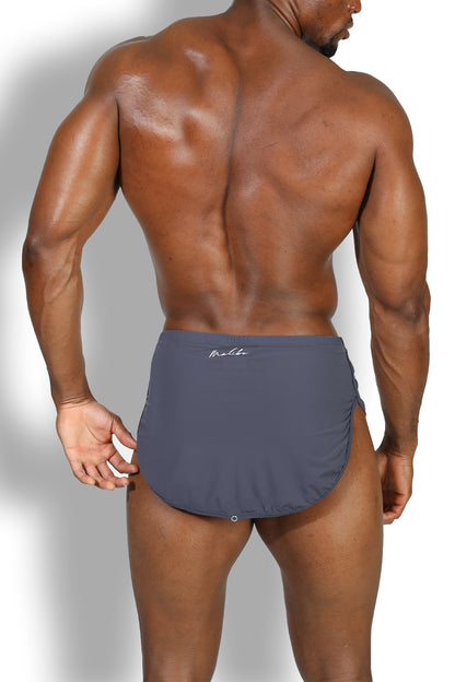Shorts 2-en-1 Cool-Dri pour hommes JJ Malibu avec doublure string - Bleu spatial