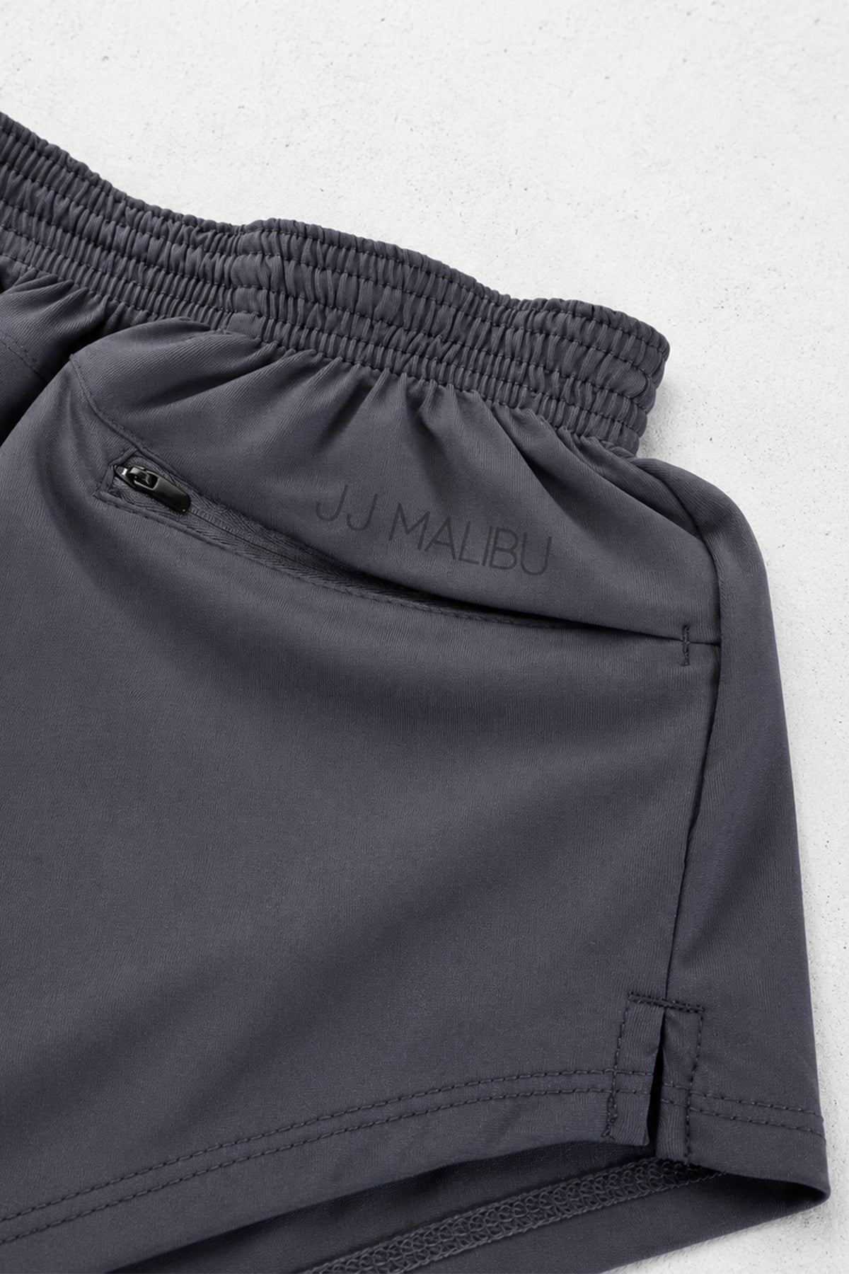 JJ Malibu Men's Stretch-It 2" Athletic Short Shorts - Slate Gray