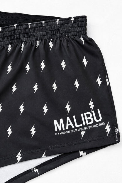 JJ Malibu Men's Stretch-It 2" Athletic Short Shorts - Lightning Bolts