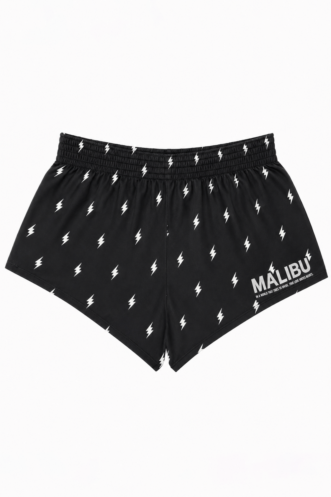 JJ Malibu Men's Stretch-It 2" Athletic Short Shorts - Lightning Bolts