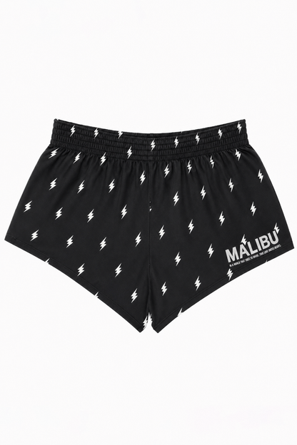 JJ Malibu Men's Stretch-It 2" Athletic Short Shorts - Lightning Bolts