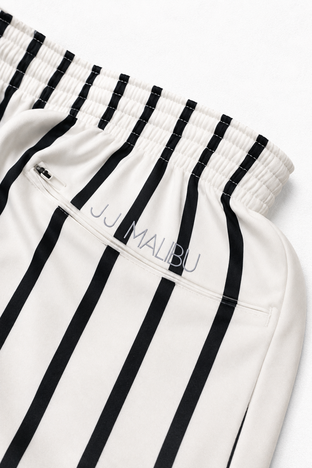 JJ Malibu Men's Stretch-It 2" Athletic Short Shorts - Pinstripe