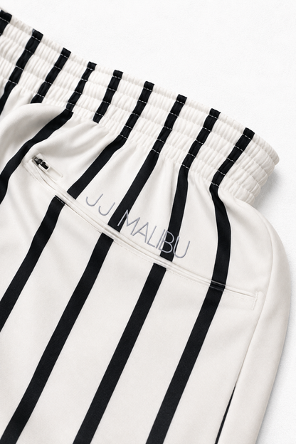 JJ Malibu Men's Stretch-It 2" Athletic Short Shorts - Pinstripe