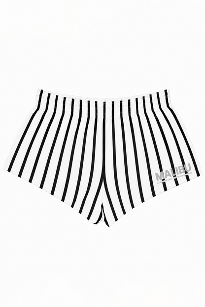 JJ Malibu Men's Stretch-It 2" Athletic Short Shorts - Pinstripe