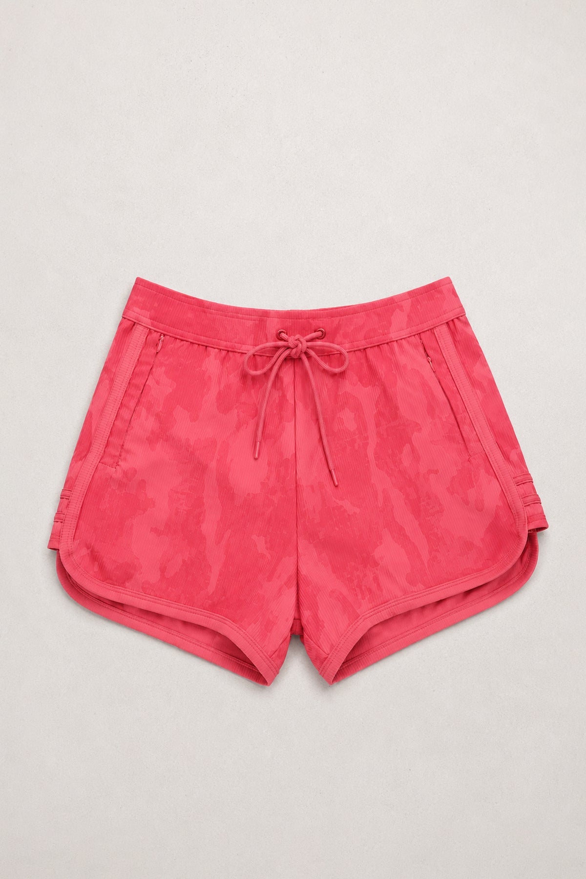 JJ Malibu Men's City Fit Drawstring Short Shorts - Strawberry Red