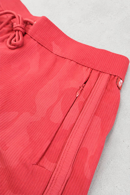 JJ Malibu Men's City Fit Drawstring Short Shorts - Strawberry Red