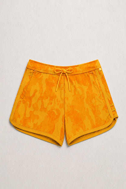JJ Malibu Men's City Fit Drawstring Short Shorts - Sun-kissed Yellow