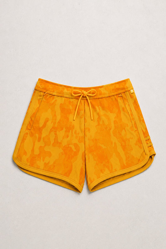 JJ Malibu Men's City Fit Drawstring Short Shorts - Sun-kissed Yellow