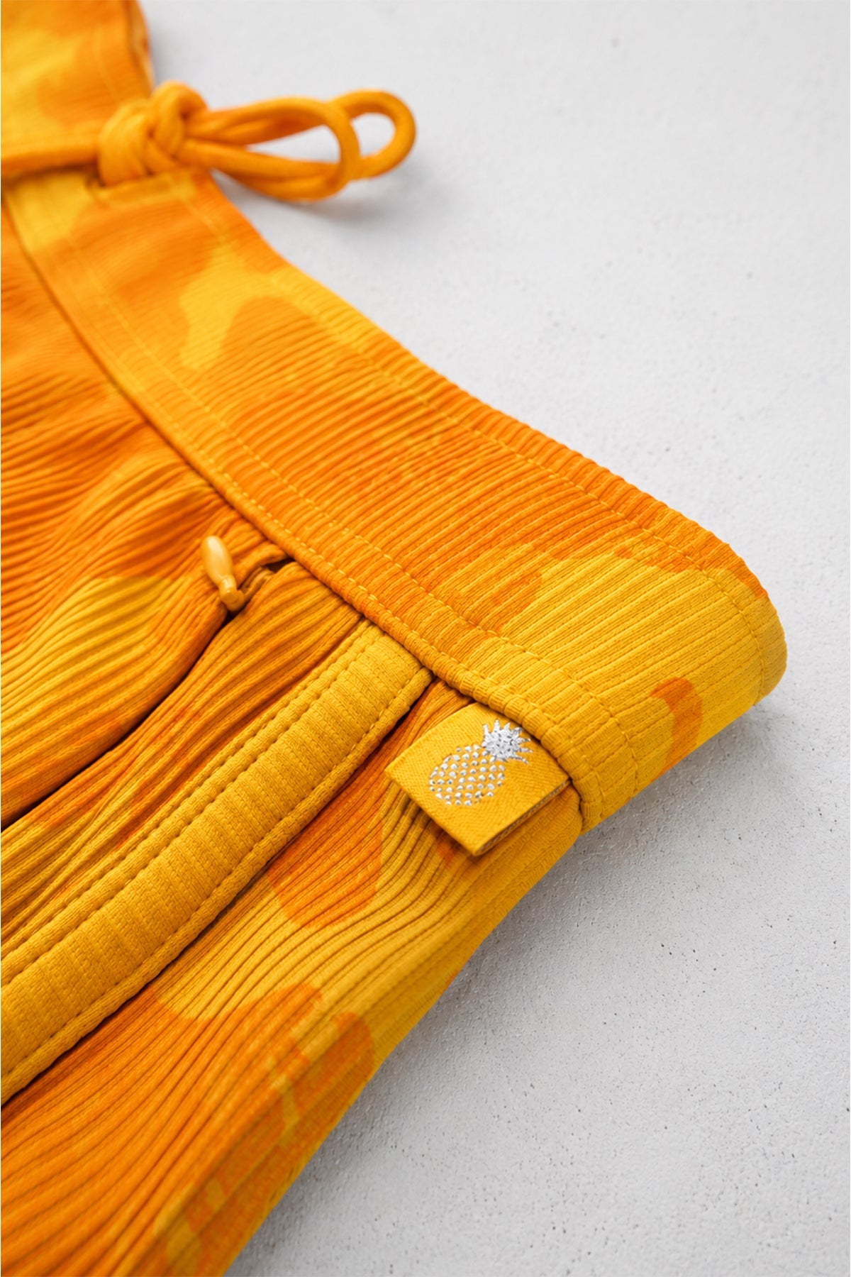 JJ Malibu Men's City Fit Drawstring Short Shorts - Sun-kissed Yellow