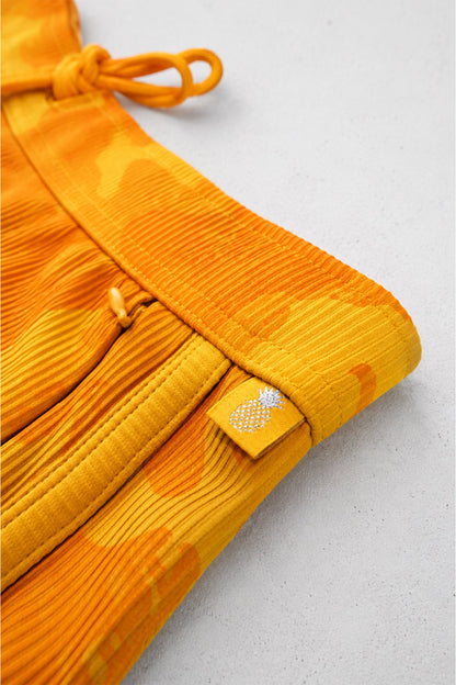 JJ Malibu Men's City Fit Drawstring Short Shorts - Sun-kissed Yellow